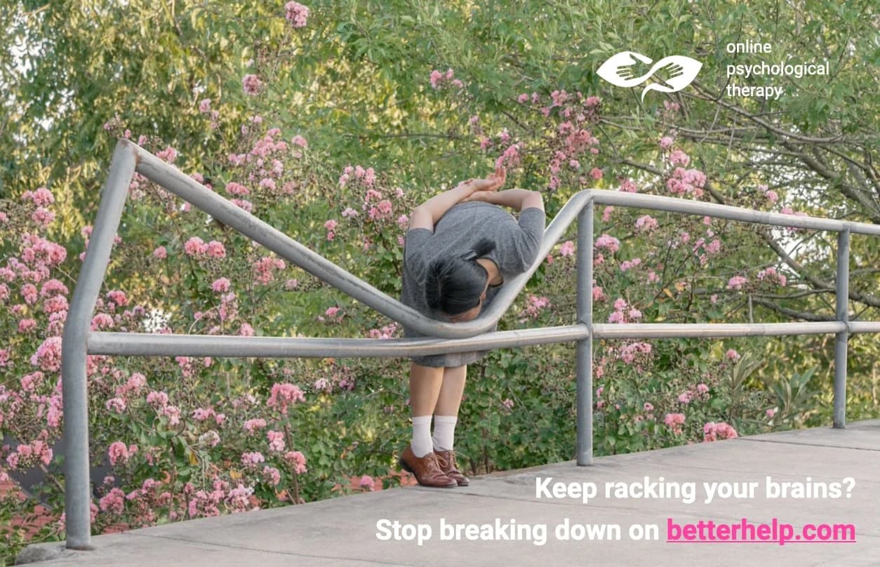 BetterHelp visual about racking your brains