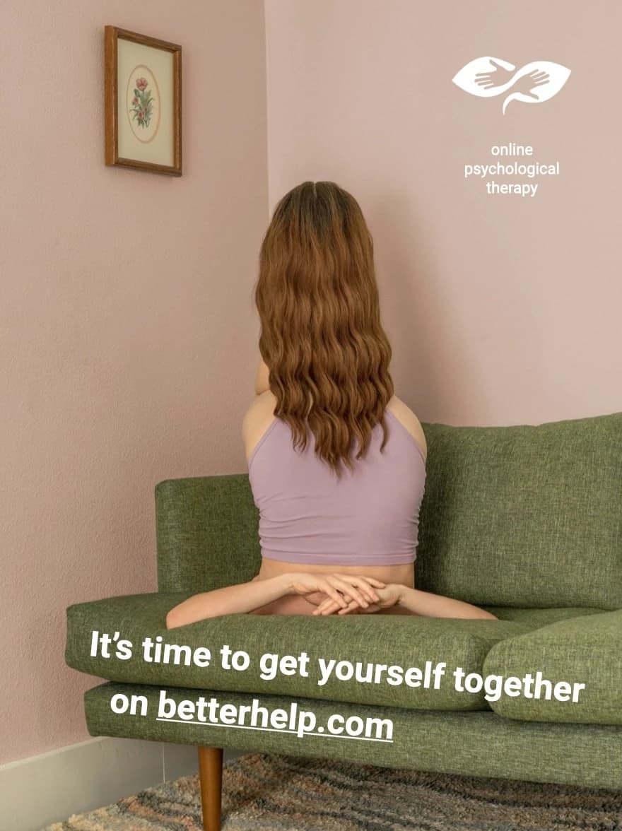 BetterHelp visual about getting yourself together