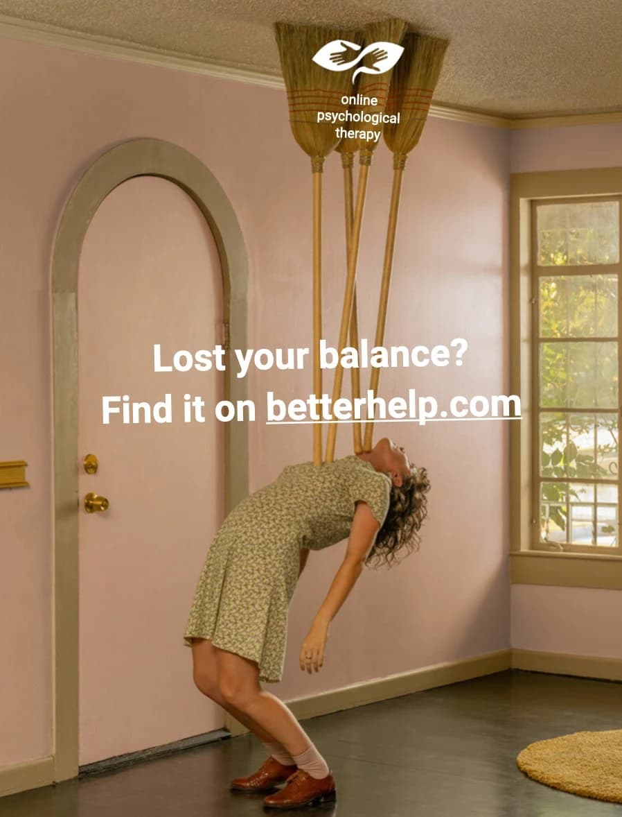 BetterHelp visual about finding your balance