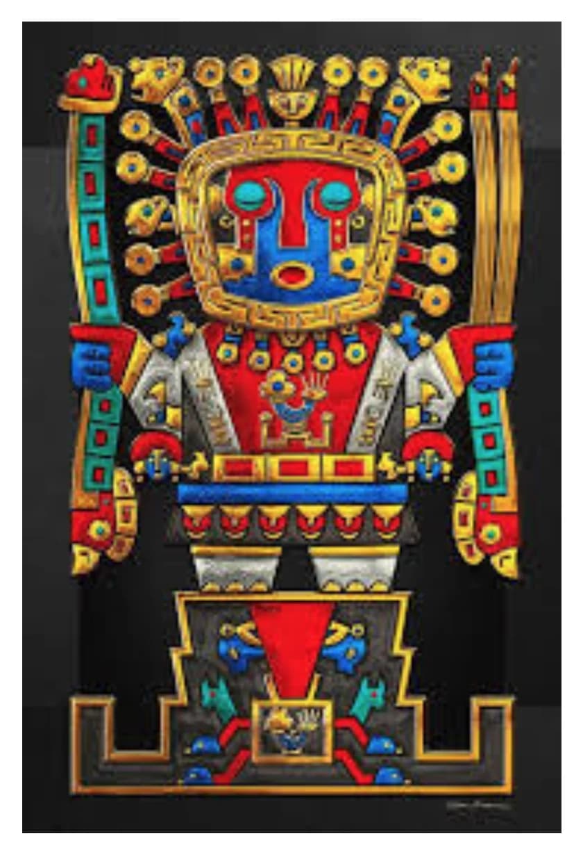 Colorful Viracocha artwork