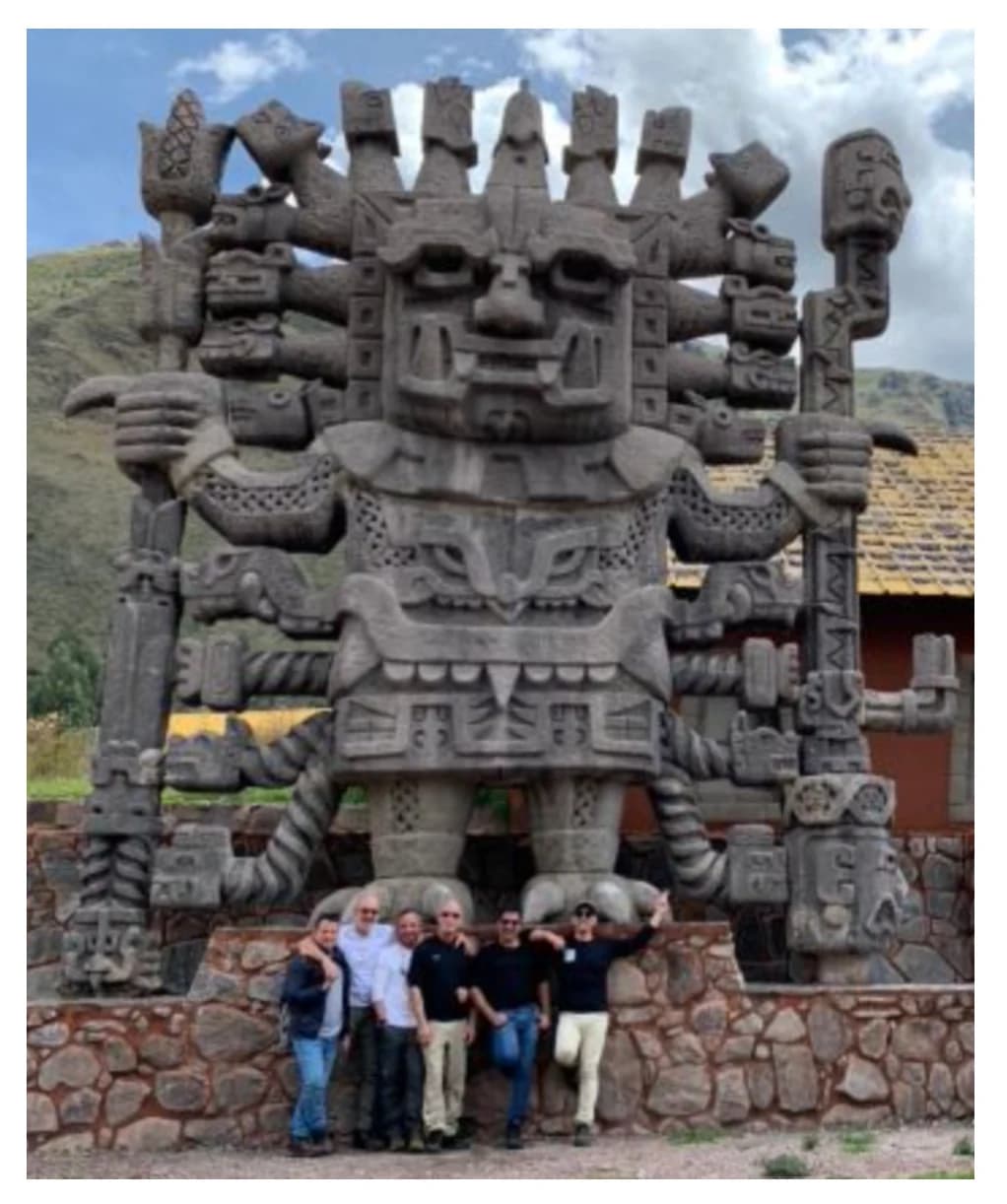 Viracocha monument in Peru
