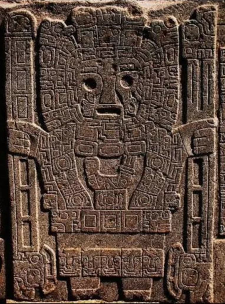 Ancient Viracocha relief